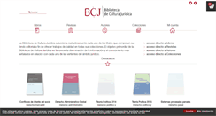 Desktop Screenshot of bibliotecaculturajuridica.com